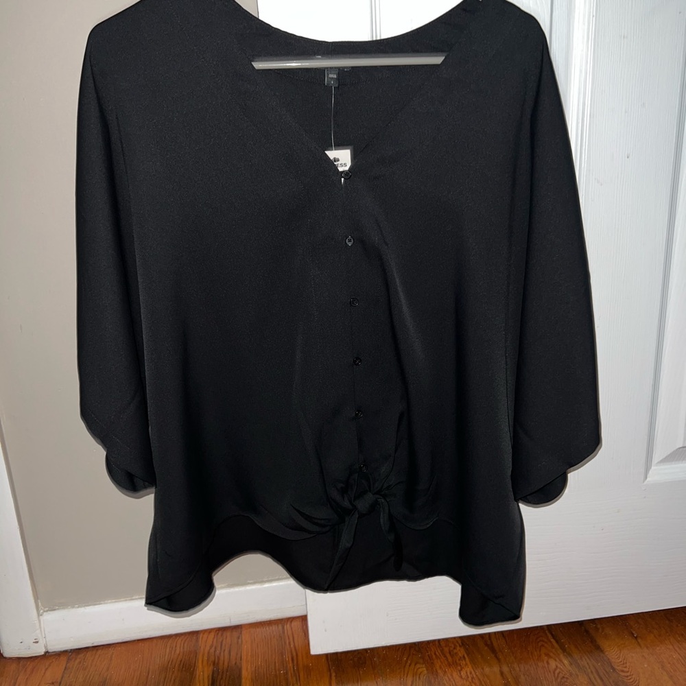 Elegant Black Women's Top